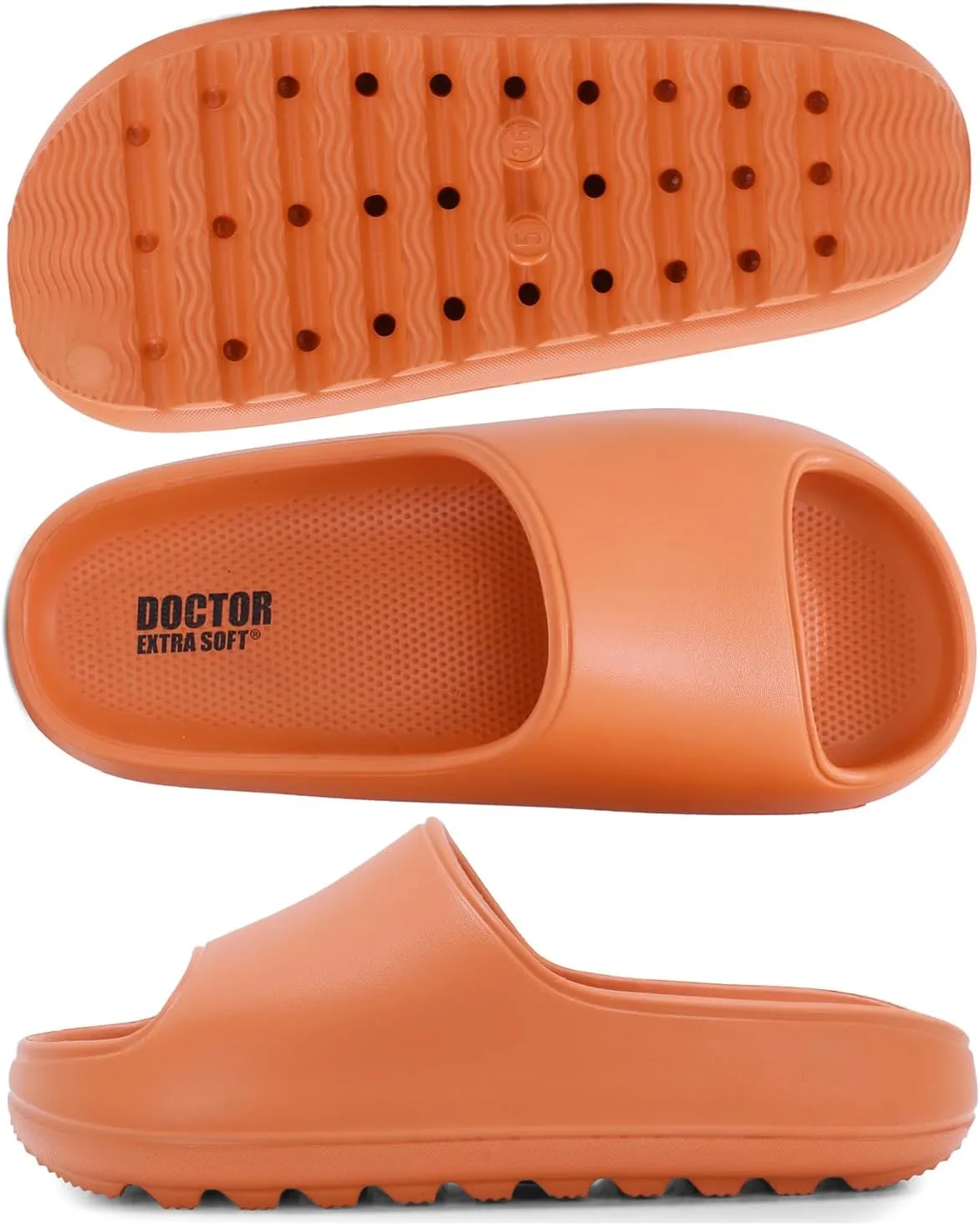 Women's Classic Ultra Soft Sliders/Slippers with Cushion FootBed for Adult | Comfortable & Light Weight| Stylish & Anti-Skid| Waterproof & Everyday Flip Flops for Ladies/Girls D-508