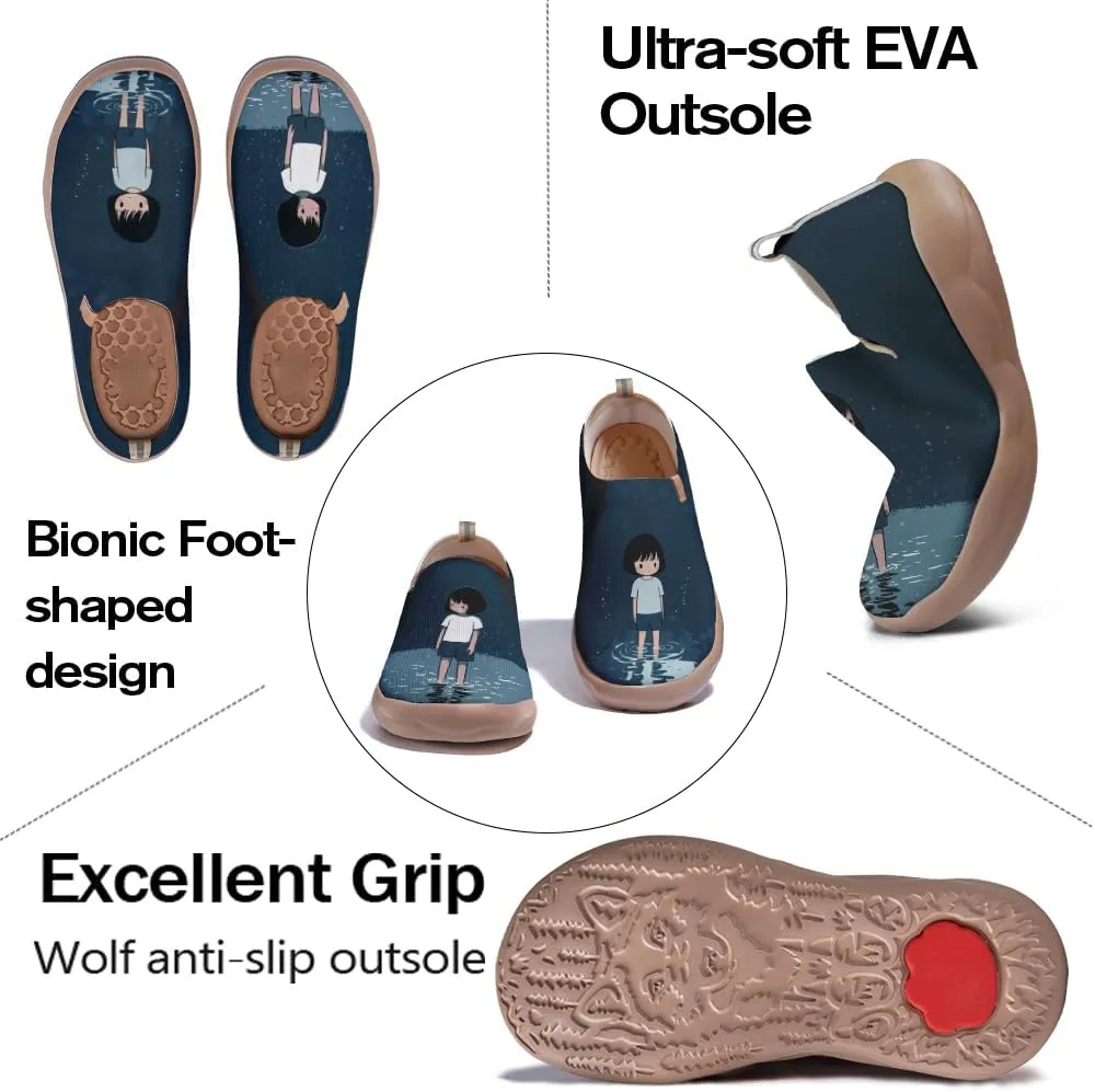 Women's Retro Casual Work Shoes, Comfortable Loafers, Fashionable and Versatile Sneakers