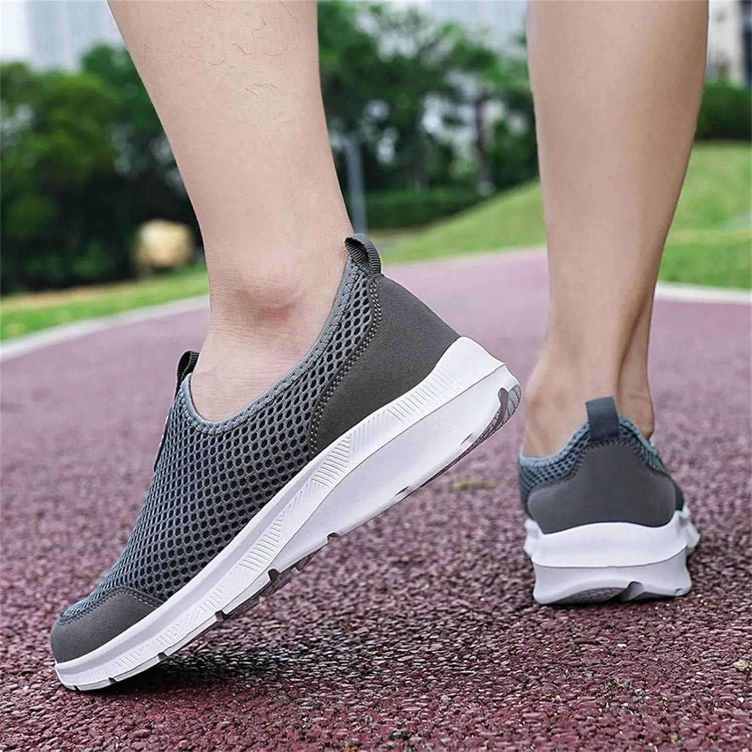 Women's Slip on Walking Shoes Tennis Lightweight Gym Running Shoes for Men Walking Men Shoes Casual Black Platform Sneaker Red Tennis Shoe Loafers Casual Slip On