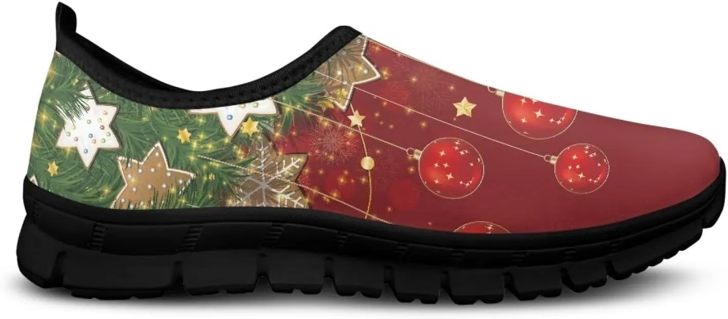 Women's Sneaker Casual Low Top Hiking Sneaker Flat Slip On Outdoor Soft Breathable Holiday Athletic Shoes for Womens