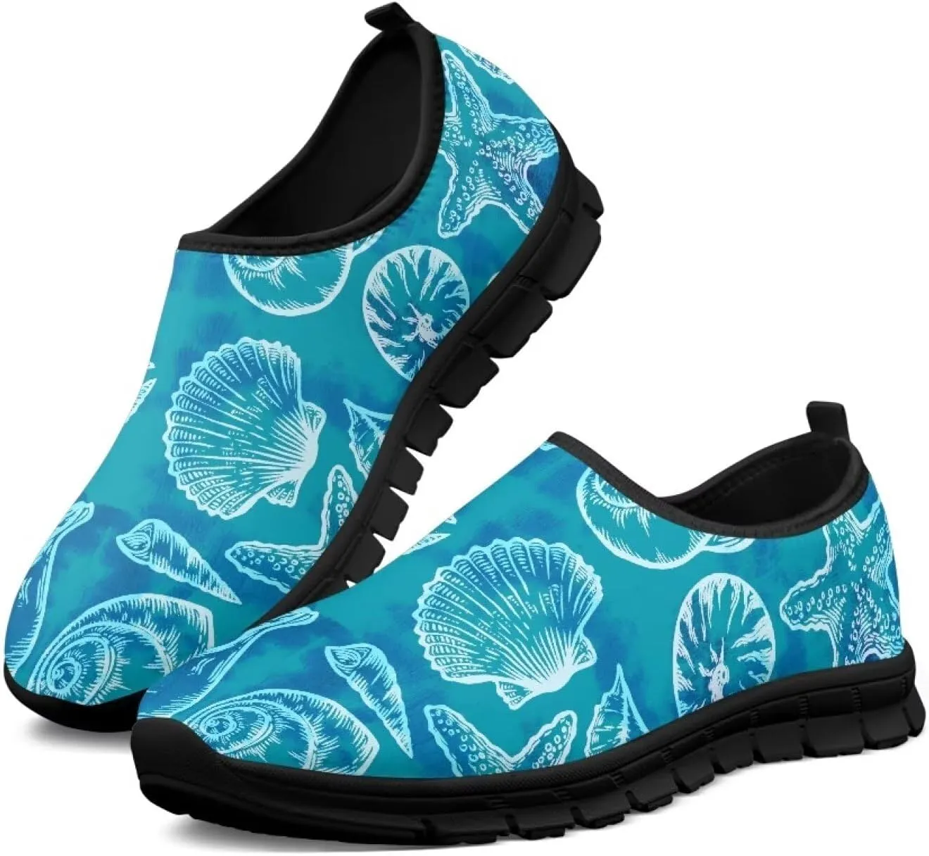 Women's Sneaker Casual Low Top Hiking Sneaker Flat Slip On Outdoor Soft Breathable Holiday Athletic Shoes for Womens