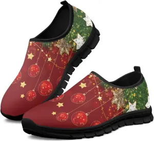 Women's Sneaker Casual Low Top Hiking Sneaker Flat Slip On Outdoor Soft Breathable Holiday Athletic Shoes for Womens