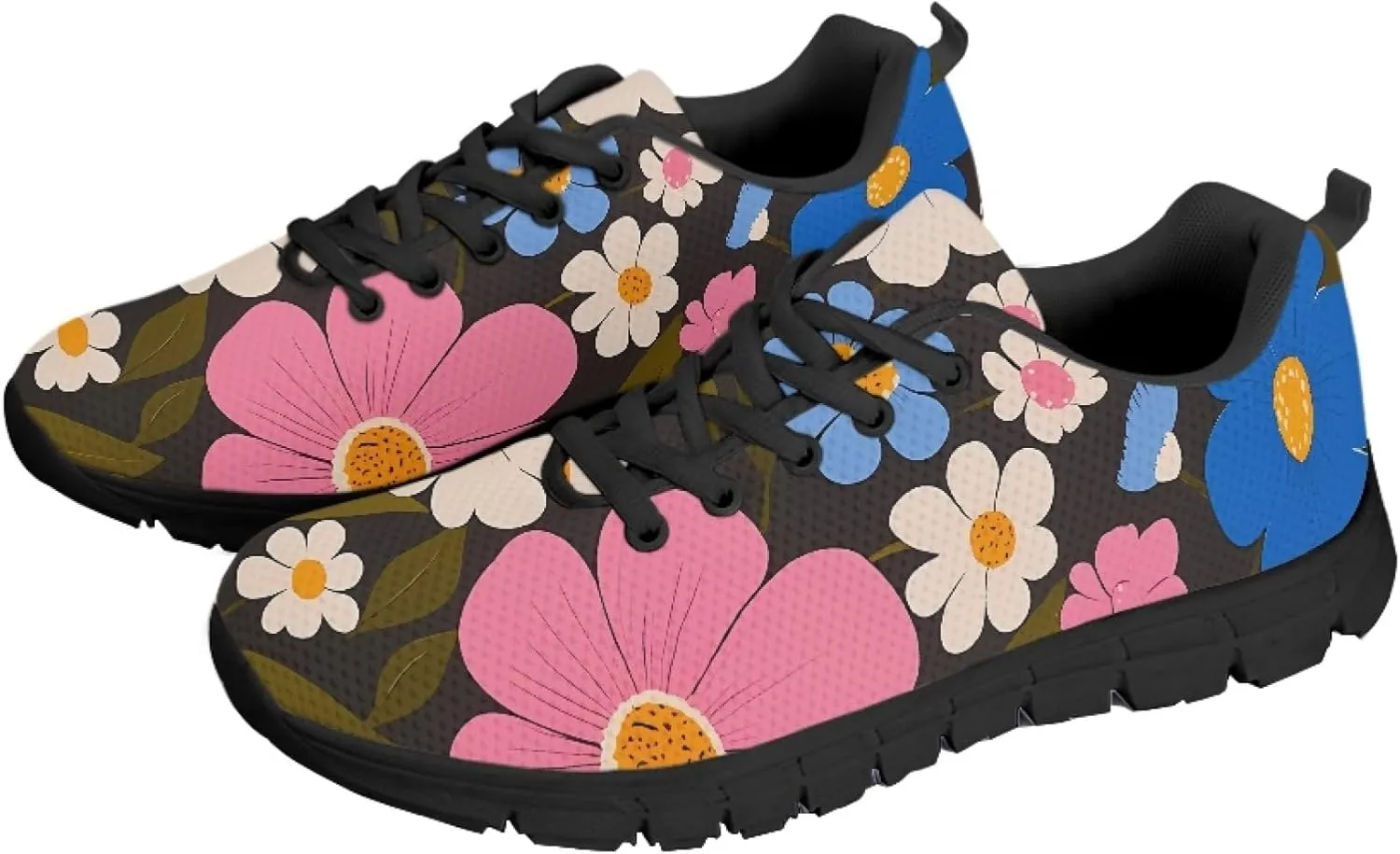 Womens Sports Tennis Shoes Running Causal Shoe Teen Girls Outdoor Travel Sneakers Walking Low Heel Lace up Breathable Lightweight