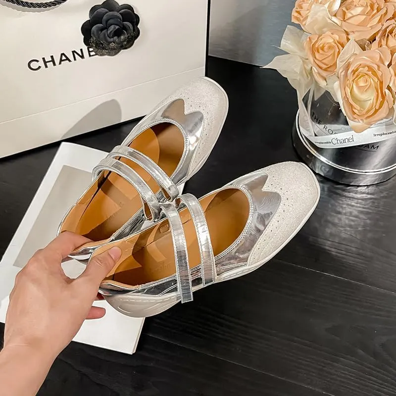 Women's Thick-Soled Single Shoes are Simple, Casual, Breathable and Fashionable, and can be Worn on All