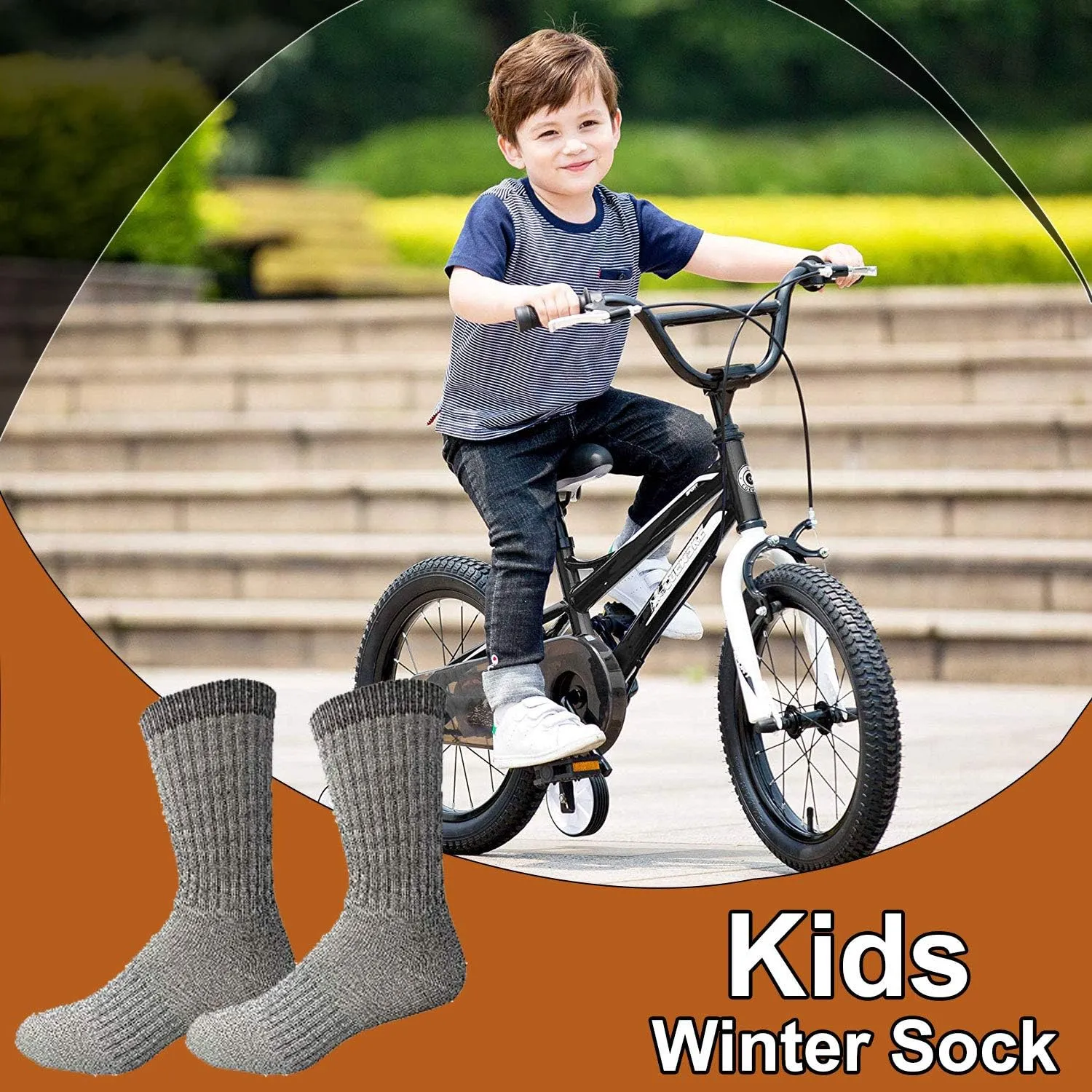 Yacht & Smith Wholesale Bulk Merino Wool Thermal Hiking Boot Socks, Mens Womens and Kids Winter Sock