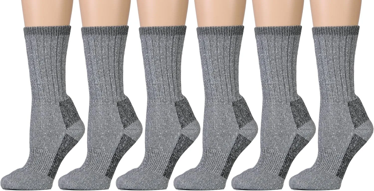 Yacht & Smith Wholesale Bulk Merino Wool Thermal Hiking Boot Socks, Mens Womens and Kids Winter Sock